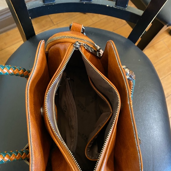 Xidibaoluo Faux Leather Purse color Brown Bag - Picture 7 of 9